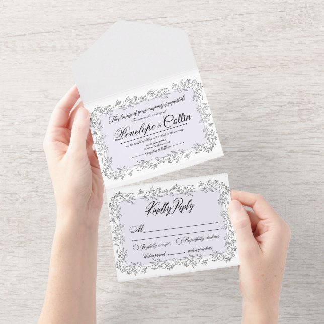 Invitación de Boda Todo en Uno Inspirada en Bridge (desgarro)