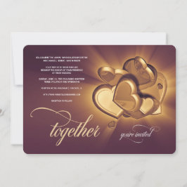 Invitación de boda Together (Versión 2)