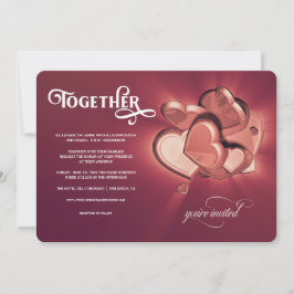 Invitación de boda Together (Versión 4)