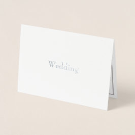 Invitación de boda tradicional formal de papel de