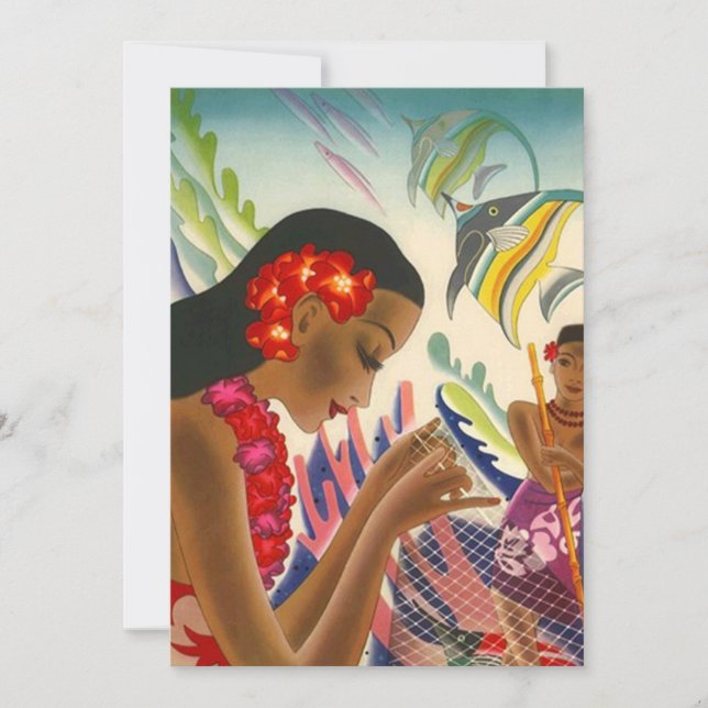 INVITACIÓN DE BODA TROPICAL CEREMONIA DE MATRIMONI (Anverso)