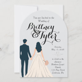Invitación de boda Until Forever-Brittney