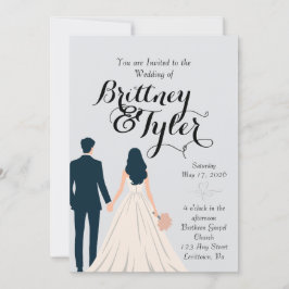 Invitación de boda Until Forever-Brittney