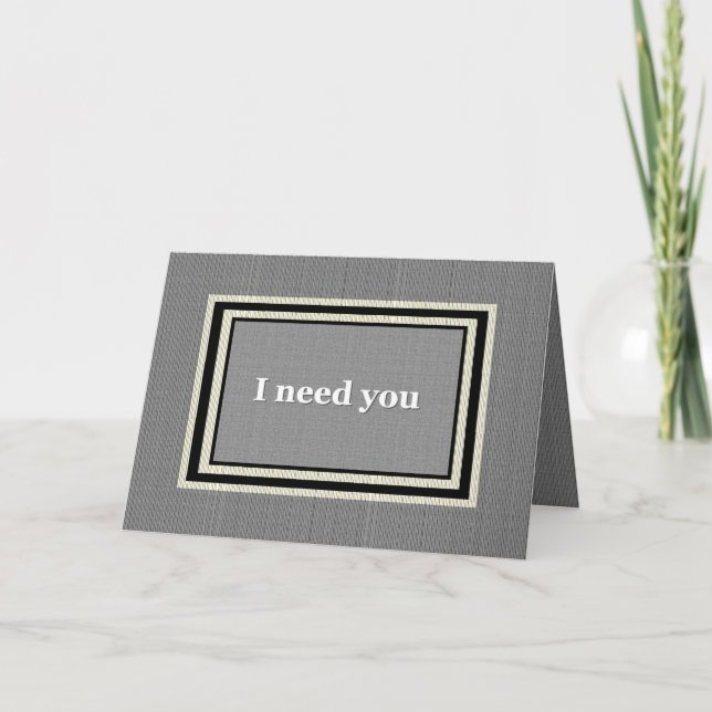 Invitación de boda USHER - Plata y Negro (Anverso)