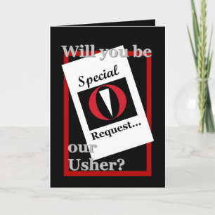 Invitación de boda USHER - Solicitud especial