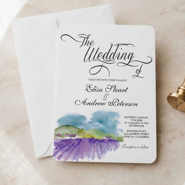 Invitación de boda viñedo toscano (Subido por el creador)
