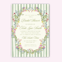 Invitación de Boda Vintage Floral: Editable