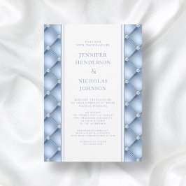 Invitación de Boda Virtual de Diamante Acolchado A