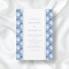 Invitación de Boda Virtual de Diamante Acolchado A