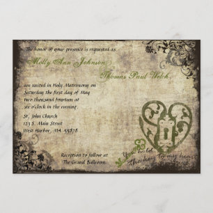 Invitación de boda You Hold The Key to My Heart