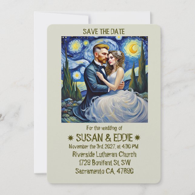 " INVITACIÓN DE BODAS " (Anverso)