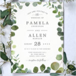 Invitación de bodas a Eucalyptus<br><div class="desc">Invitación de bodas a Eucalipto,  de vegetación rústica.</div>