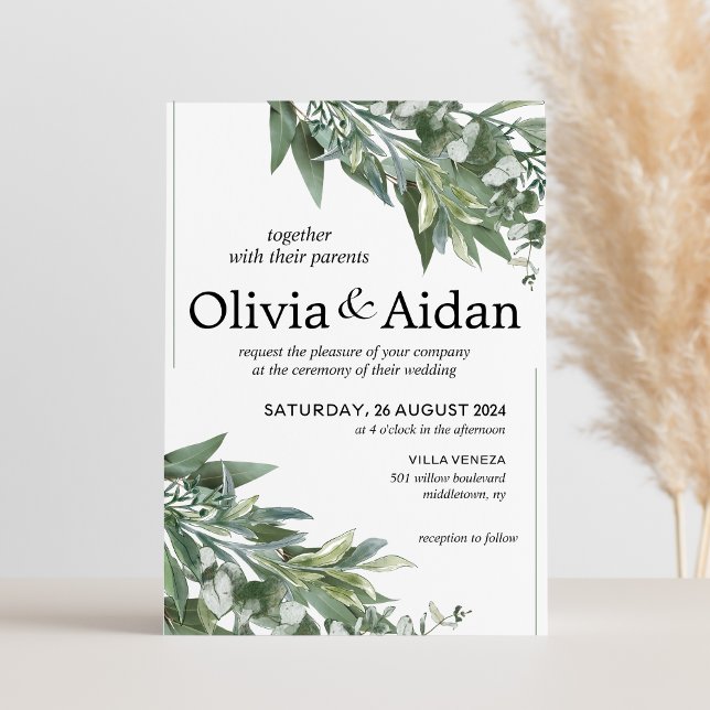Invitación de bodas a Eucalyptus (Subido por el creador)