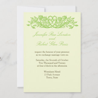 Invitación de Bodas Bodas de Corazón Floral