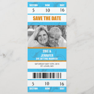 INVITACIÓN DE BODAS CON TEMA DEPORTIVO/ GUARDAR LA
