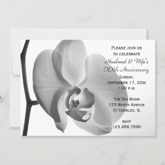 Invitación de bodas de aniversario de la fiesta de