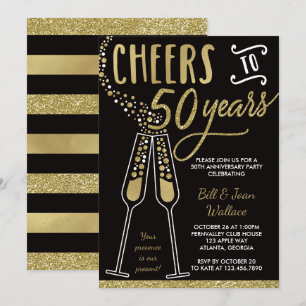 Invitación de Bodas de Oro, Brillo Falso