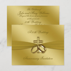 Invitación de Bodas de Oro Religiosas por 50 Anive