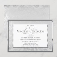 Invitación de Bodas de Plata 25 Aniversario