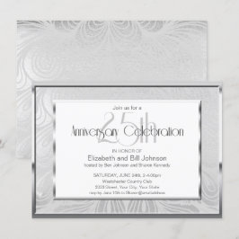 Invitación de Bodas de Plata 25 Aniversario