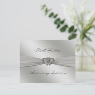 Invitación de Bodas de Plata Clásicas por 25 Anive