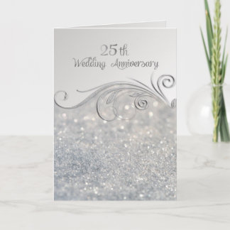 Invitación de Bodas de Plata de 25 Aniversario Spa