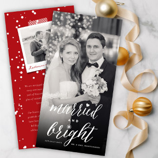 Invitación De Bodas De Vacaciones Casados Y Brilla