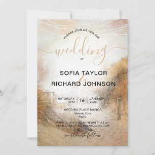 Invitación de Bodas Destino Dunas de Arena Playa C