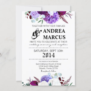 Invitación de bodas las 5 horas, los 7 días de la