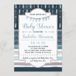 Invitación de Boho Baby Shower