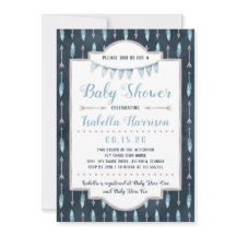 Invitación de Boho Baby Shower