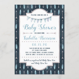 Invitación de Boho Baby Shower