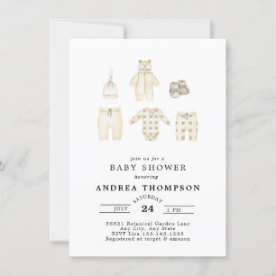 Invitación de Boho Baby Shower