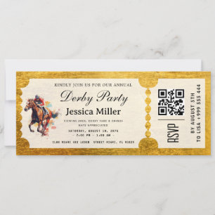 Invitación de Boleto VIP del Derby de Kentucky