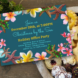 Invitación de borde de playa de Fiesta de oficina