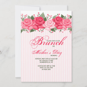 Invitación de borde de Rosa