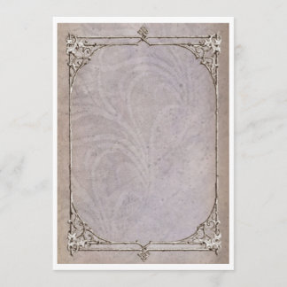 invitación de borde victoriano vintage