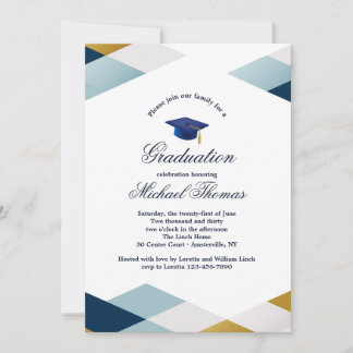 Invitación de bordes triangulares