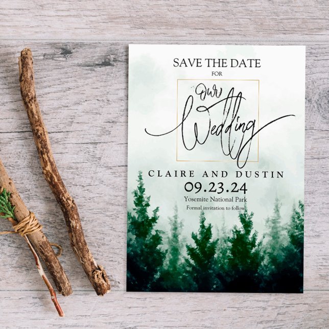 Invitación de bosque de montaña para guardar la fe (Subido por el creador)