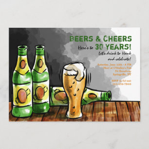 Invitación de Botellas de Cerveza