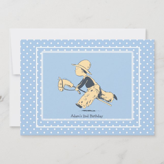 Invitación de Boy At Play (Anverso)