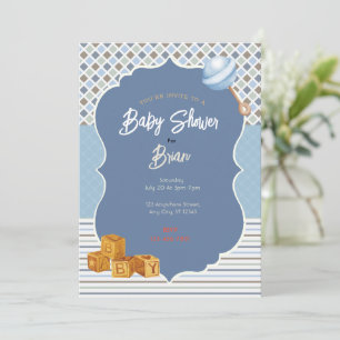 Invitación de Boy Baby Shower