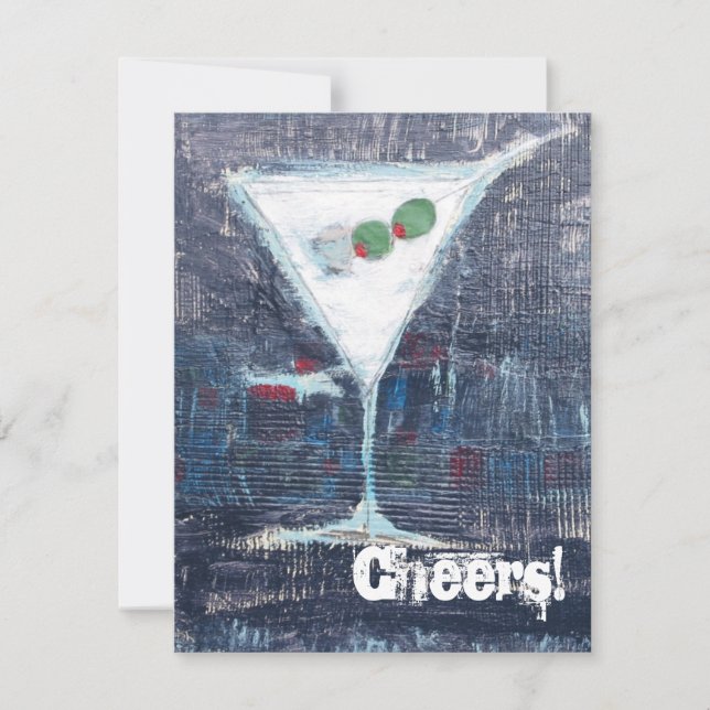 Invitación de brindis en una fiesta (Anverso)