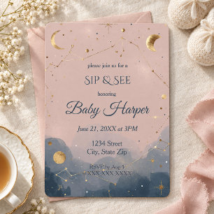 Invitación de Brindis y Visita Rosa Celeste Luna E