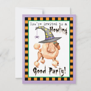 Invitación de bruja de juguetes