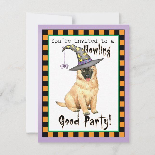 Invitación de bruja de Tervuren de Bélgica (Anverso)