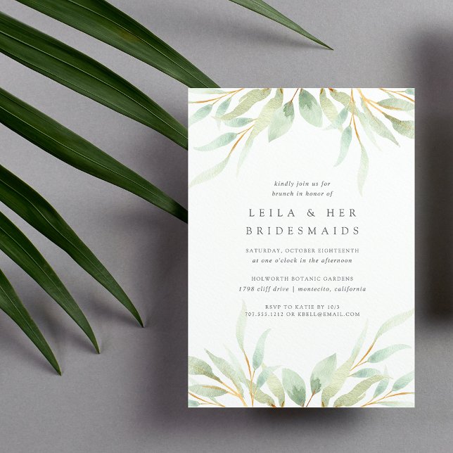Invitación de brunch a las damas de honor de la bo (Subido por el creador)