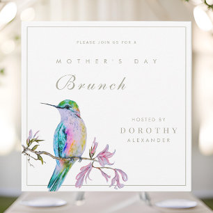Invitación de brunch al Día de la Madre de bonito 