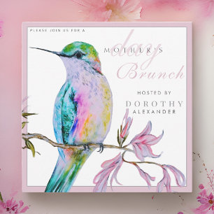 Invitación de brunch al Día de la Madre de bonito 