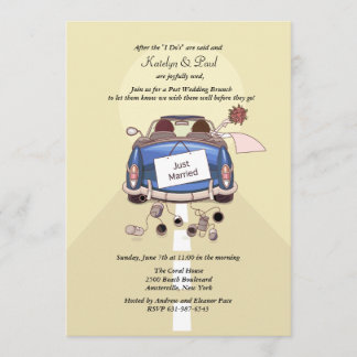 Invitación de brunch al recién casado post Boda -